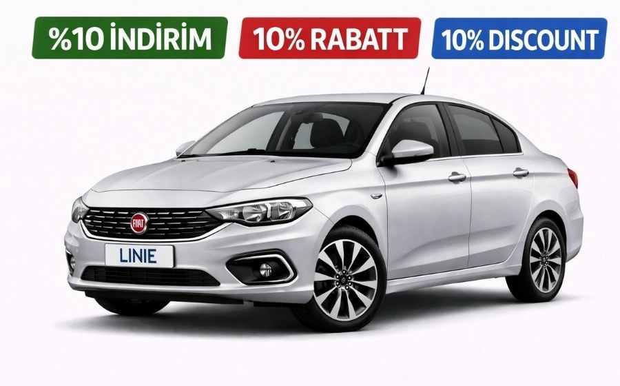 Fiat Egea Automatic or similar